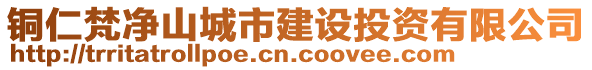 銅仁梵凈山城市建設(shè)投資有限公司