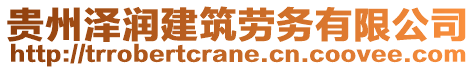 貴州澤潤建筑勞務有限公司