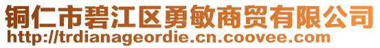 铜仁市碧江区勇敏商贸有限公司