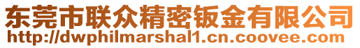 東莞市聯(lián)眾精密鈑金有限公司