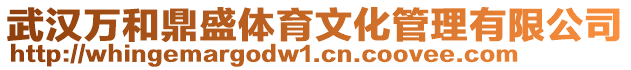 武漢萬和鼎盛體育文化管理有限公司