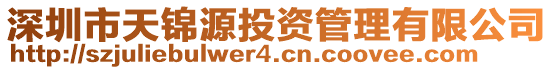 深圳市天錦源投資管理有限公司