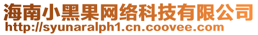 海南小黑果網(wǎng)絡(luò)科技有限公司