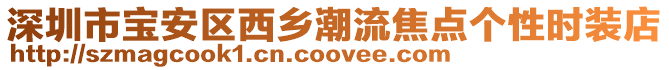 深圳市寶安區西鄉潮流焦點個性時裝店