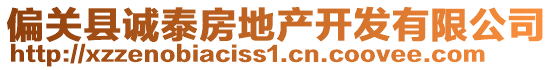 偏關縣誠泰房地產開發有限公司
