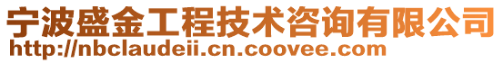 寧波盛金工程技術咨詢有限公司