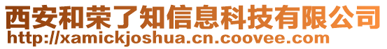 西安和榮了知信息科技有限公司