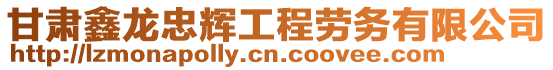 甘肅鑫龍忠輝工程勞務有限公司