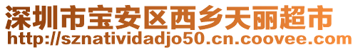 深圳市寶安區(qū)西鄉(xiāng)天麗超市