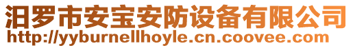 汨羅市安寶安防設備有限公司