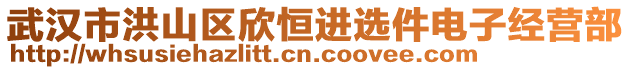 武漢市洪山區欣恒進選件電子經營部