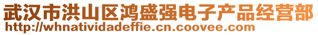 武漢市洪山區(qū)鴻盛強電子產(chǎn)品經(jīng)營部