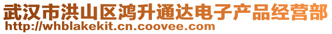 武漢市洪山區(qū)鴻升通達電子產(chǎn)品經(jīng)營部