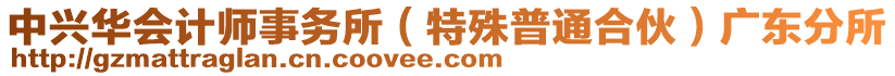 中興華會計師事務所(特殊普通合伙)廣東分所
