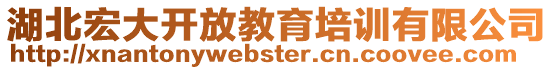 湖北宏大開(kāi)放教育培訓(xùn)有限公司