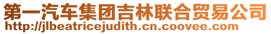 第一汽車集團吉林聯合貿易公司