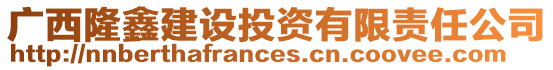 廣西隆鑫建設投資有限責任公司
