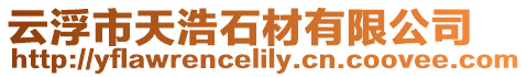 云浮市天浩石材有限公司