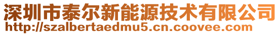 深圳市泰爾新能源技術有限公司
