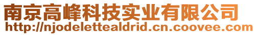 南京高峰科技實業有限公司