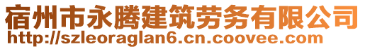 宿州市永騰建筑勞務(wù)有限公司