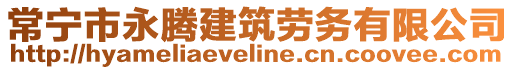 常寧市永騰建筑勞務(wù)有限公司