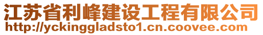 江蘇省利峰建設(shè)工程有限公司