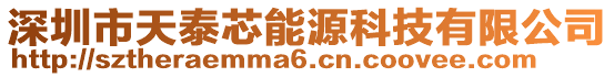 深圳市天泰芯能源科技有限公司