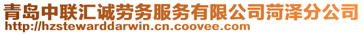 青島中聯匯誠勞務服務有限公司菏澤分公司