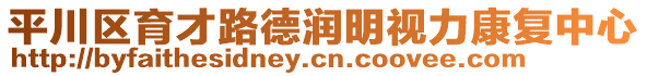 平川區(qū)育才路德潤明視力康復(fù)中心