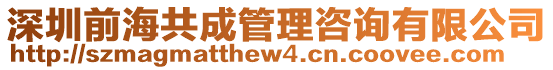 深圳前海共成管理咨詢有限公司