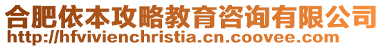 合肥依本攻略教育咨詢(xún)有限公司