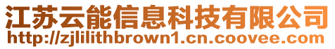 江蘇云能信息科技有限公司