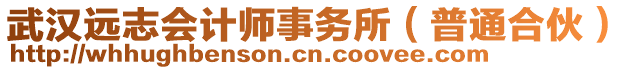 武漢遠(yuǎn)志會(huì)計(jì)師事務(wù)所（普通合伙）