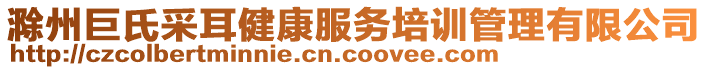 滁州巨氏采耳健康服務培訓管理有限公司