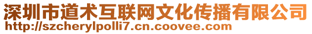 深圳市道術(shù)互聯(lián)網(wǎng)文化傳播有限公司