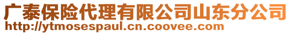 廣泰保險代理有限公司山東分公司