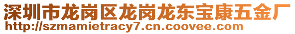 深圳市龍崗區(qū)龍崗龍東寶康五金廠