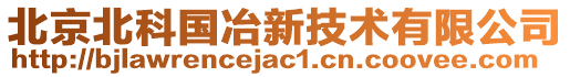 北京北科國冶新技術有限公司