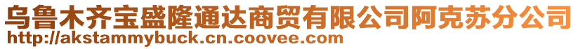 烏魯木齊寶盛隆通達商貿有限公司阿克蘇分公司