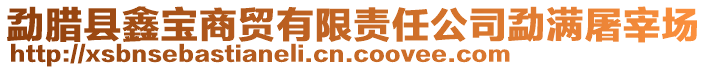 勐臘縣鑫寶商貿(mào)有限責任公司勐滿屠宰場