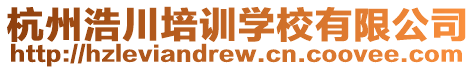杭州浩川培訓學校有限公司