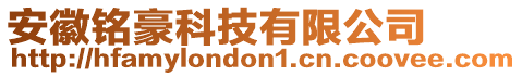 安徽銘豪科技有限公司