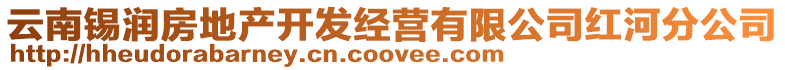 云南錫潤(rùn)房地產(chǎn)開(kāi)發(fā)經(jīng)營(yíng)有限公司紅河分公司