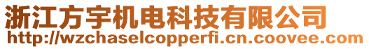 浙江方宇機(jī)電科技有限公司