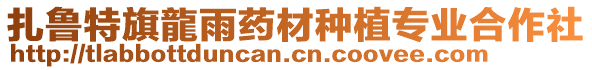扎魯特旗龍雨藥材種植專業合作社