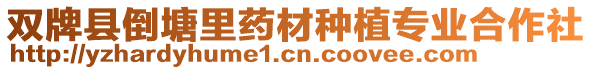 雙牌縣倒塘里藥材種植專業(yè)合作社