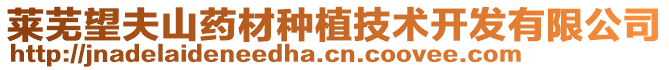 萊蕪?fù)蛏剿幉姆N植技術(shù)開(kāi)發(fā)有限公司