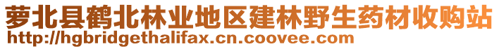 蘿北縣鶴北林業(yè)地區(qū)建林野生藥材收購站