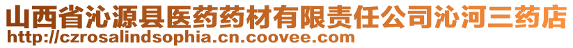 山西省沁源县医药药材有限责任公司沁河三药店